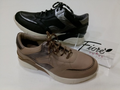 Fiore Shoes Σχ. Y-AF-221 "Δετά" Δέρμα [Y-AF-221]
